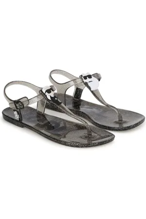 Karl Lagerfeld Transparente Ikonik Karl & Choupette Sandalen