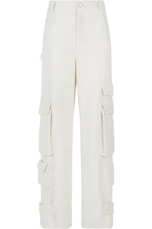 GCDS Tweed-Hose mit Pailletten