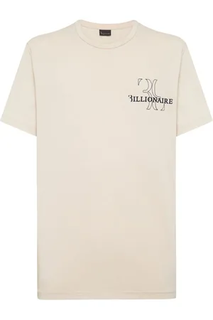 BILLIONAIRE T-Shirt mit Logo-Stickerei