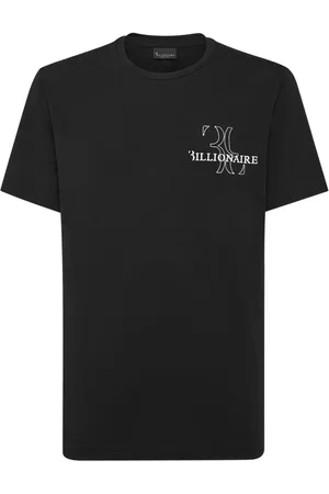 BILLIONAIRE T-Shirt mit Logo-Stickerei