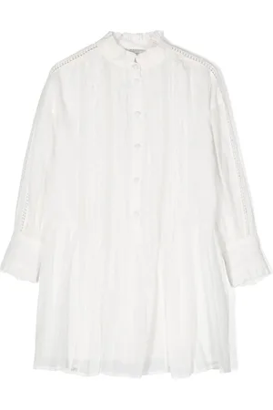 PHILOSOPHY DI LORENZO SERAFINI Baumwollkleid mit Biesen