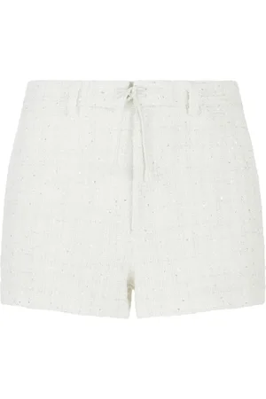 GCDS Tweed-Shorts mit Pailletten