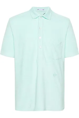 Jacob Cohen Frottee-Poloshirt mit Logo-Stickerei