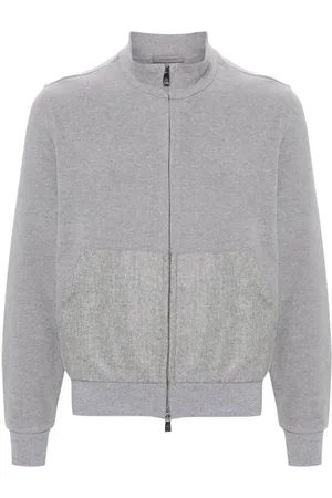 corneliani Sweatshirtjacke mit Stehkragen