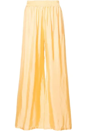 Fabiana Filippi Hoch sitzende Satin-Palazzohose