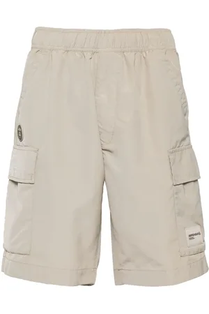A Bathing Ape Cargo-Shorts mit Logo-Patch