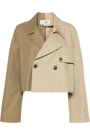 Maison Margiela Cropped-Jacke in Colour-Block-Optik
