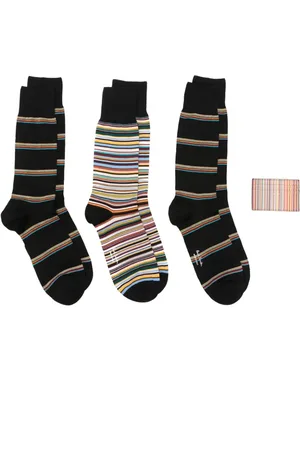 Paul Smith Artist Stripe Socken und Kartenetui (4er-Set)