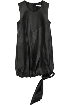 Helmut Lang Ballon-Minikleid aus Leder