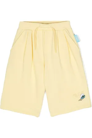 Emporio Armani X The Smurfs Shorts mit Logo-Applikation
