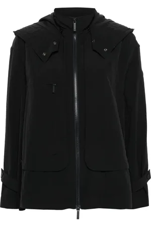 Emporio Armani Kapuzenjacke mit Logo-Patch