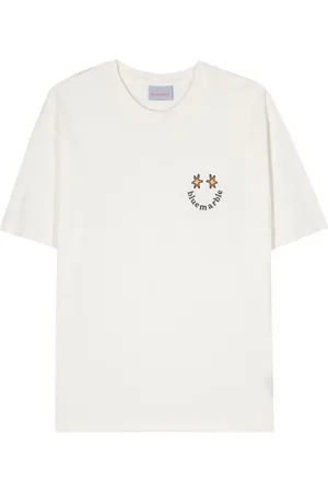 Bluemarble T-Shirt mit Logo-Stickerei
