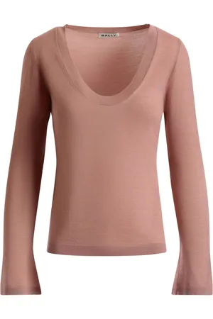 Bally Fein gestrickter Kaschmirpullover