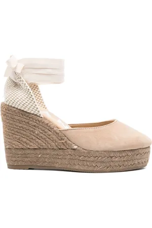 MANEBI Espadrilles aus Wildleder, 100mm