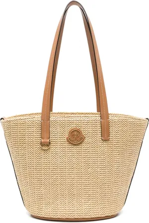 Moncler Kleiner Hubba Shopper aus Bast