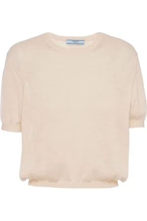 Prada Kaschmirpullover im Layering-Look