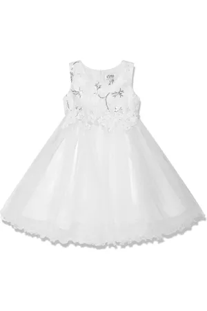 IAME Paillettenverziertes Kleid mit Blumenapplikation
