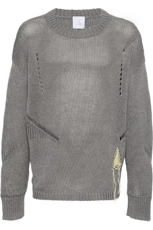 ROA Pullover mit Intarsien-Logo