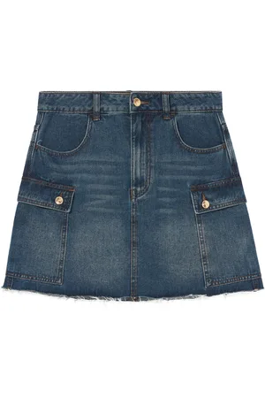 B+AB Cargo-Minirock aus Denim