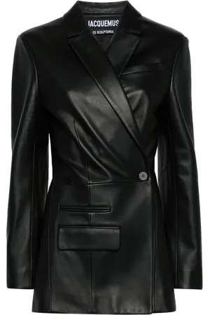 Jacquemus La Veste Tibau Cuir Lederblazer