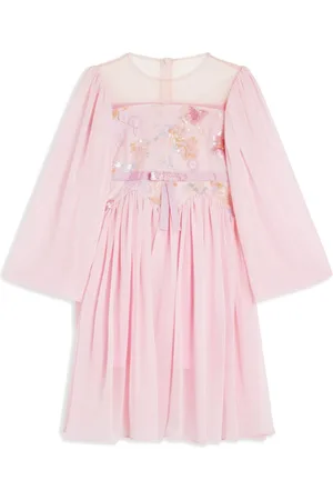 Eirene Chiffonkleid mit Paillettenverzierung