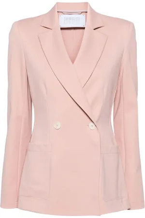 Harris Wharf London Doppelreihiger Blazer mit Schulterpolstern