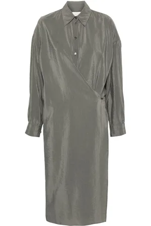 LEMAIRE Midikleid mit verdrehter Taille