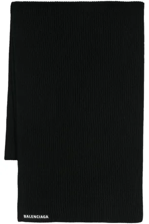 Balenciaga Schal mit Logo-Patch
