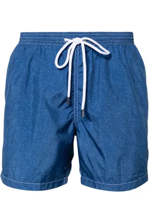 BARBA Badeshorts mit meliertem Effekt