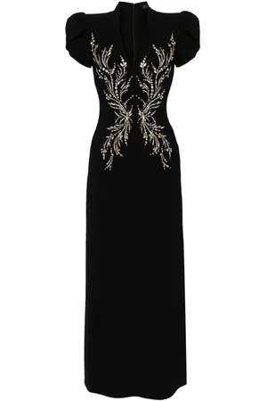 Jenny Packham Firefly Maxikleid mit Kristallverzierung