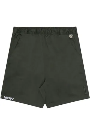 A Bathing Ape Bestickte Shorts mit elastischem Bund