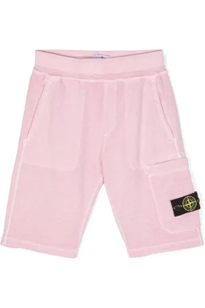 Stone Island Joggingshorts mit Kompass-Patch