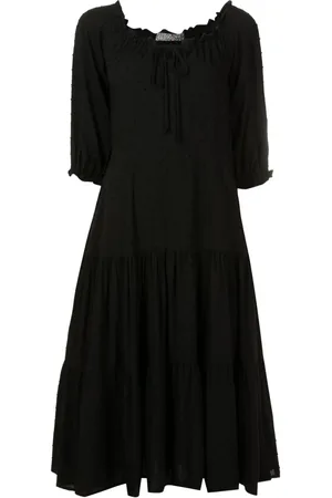 AMAPÔ Midikleid mit texturiertem Finish