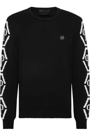Philipp Plein Strickpullover mit Monogramm
