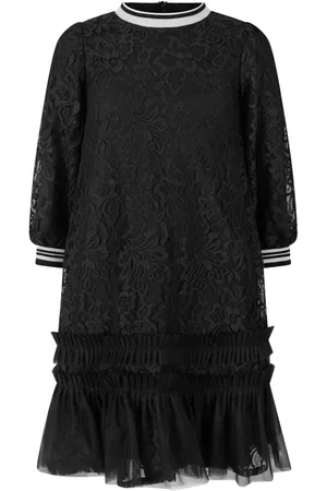 Simonetta Spitzenkleid mit Rüschen