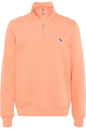Paul Smith Half-Zip-Sweatshirt mit Zebra-Patch