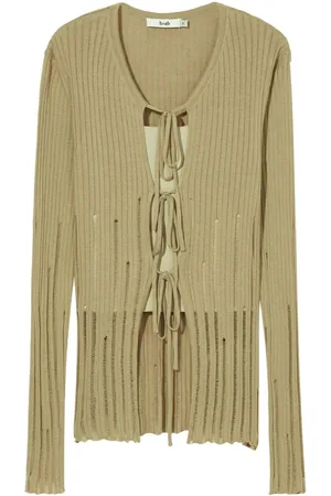 B+AB Cardigan im Distressed-Look