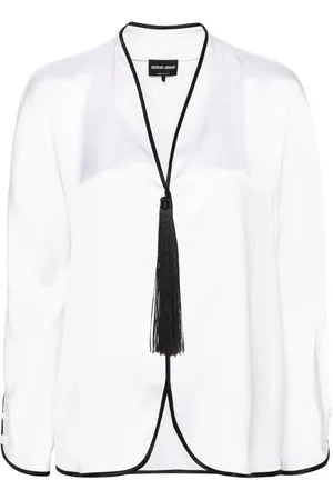 Giorgio Armani Bluse mit Quasten