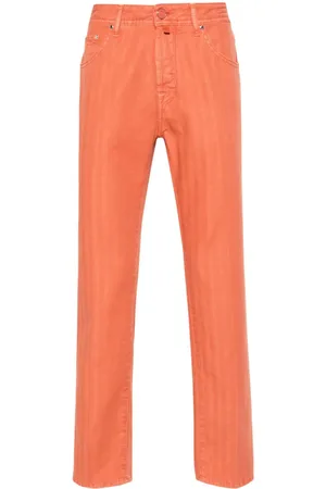 Jacob Cohen Scott Tapered-Hose mit Fischgrätenmuster