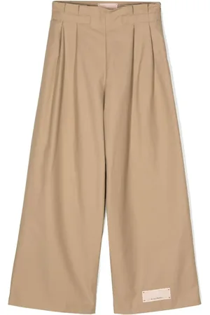 Elisabetta Franchi Weite Hose mit Bundfalten