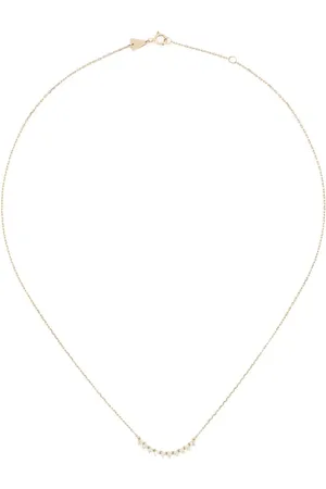 Adina Reyter 14kt Gelbgoldhalskette mit Diamanten