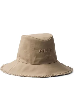 Prada Fischerhut mit Logo-Stickerei