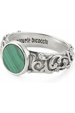 EMANUELE BICOCCHI Arabesque Ring mit Malachit