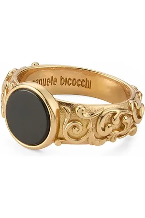 EMANUELE BICOCCHI Siegelring mit Arabesque-Gravur