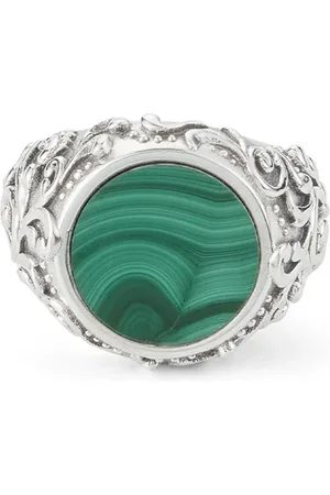 EMANUELE BICOCCHI Arabesque Ring mit Malachit