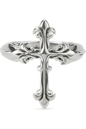 EMANUELE BICOCCHI Statement-Ring mit Lilienkreuz