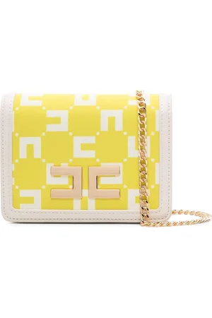 Elisabetta Franchi Schultertasche mit Logo-Print