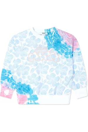 Msgm Sweatshirt mit Blumen-Print