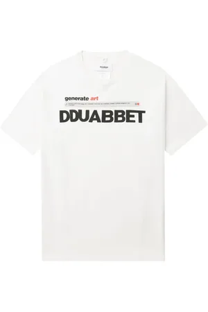 DOUBLET T-Shirt mit Text-Print