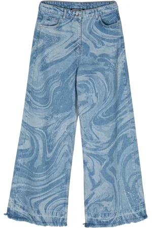 Patrizia Pepe Weite High-Rise-Jeans